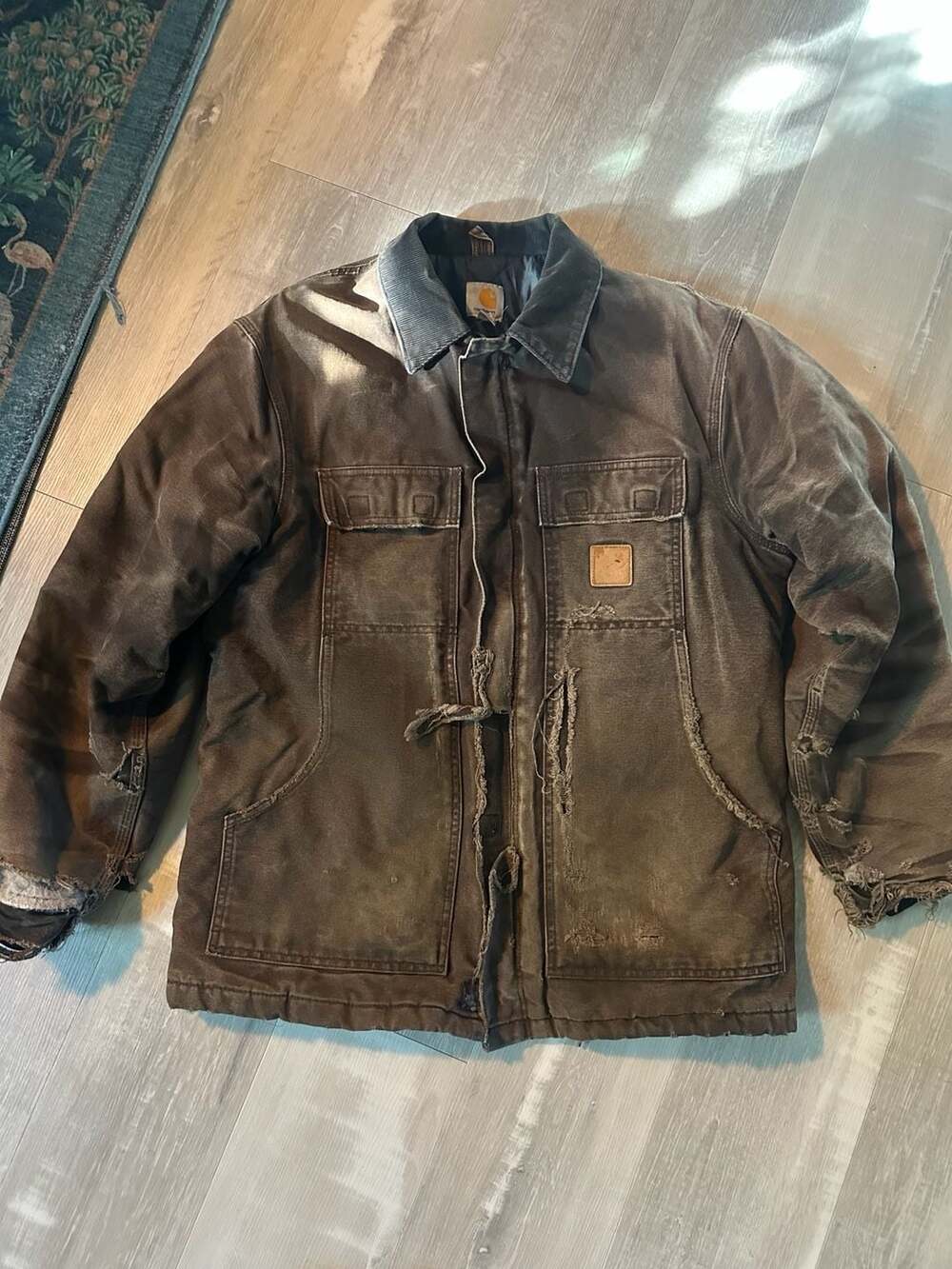 Vintage Carhartt Arctic Traditional Coat Quilted Lined Duck Jacket